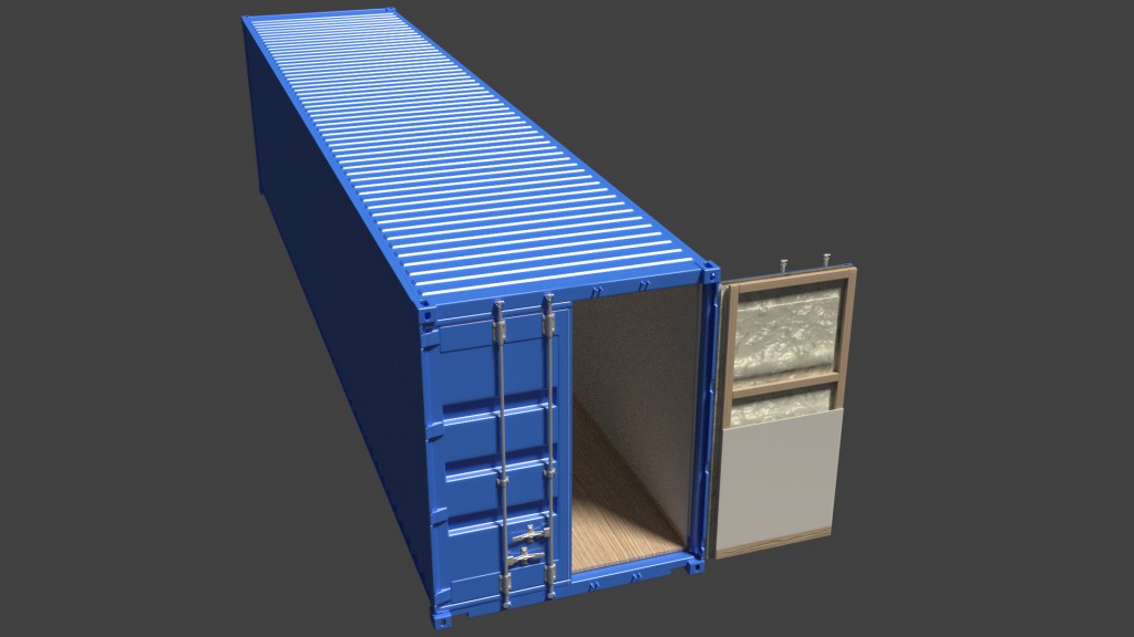 ISO Container 40ft/12.2m High Cube /w Insulation preview image 1